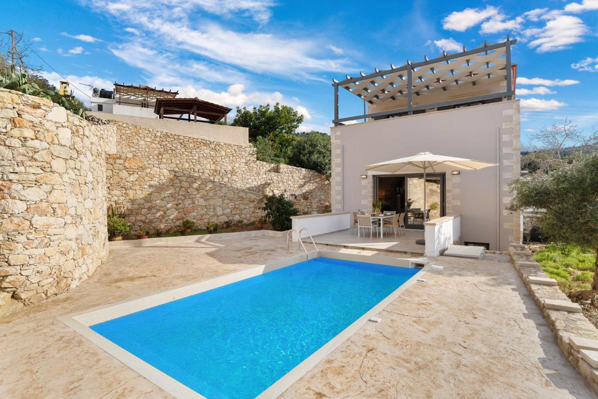 Brand New Villa Volakas By Apokoronas Villas Gavalochori エクステリア 写真