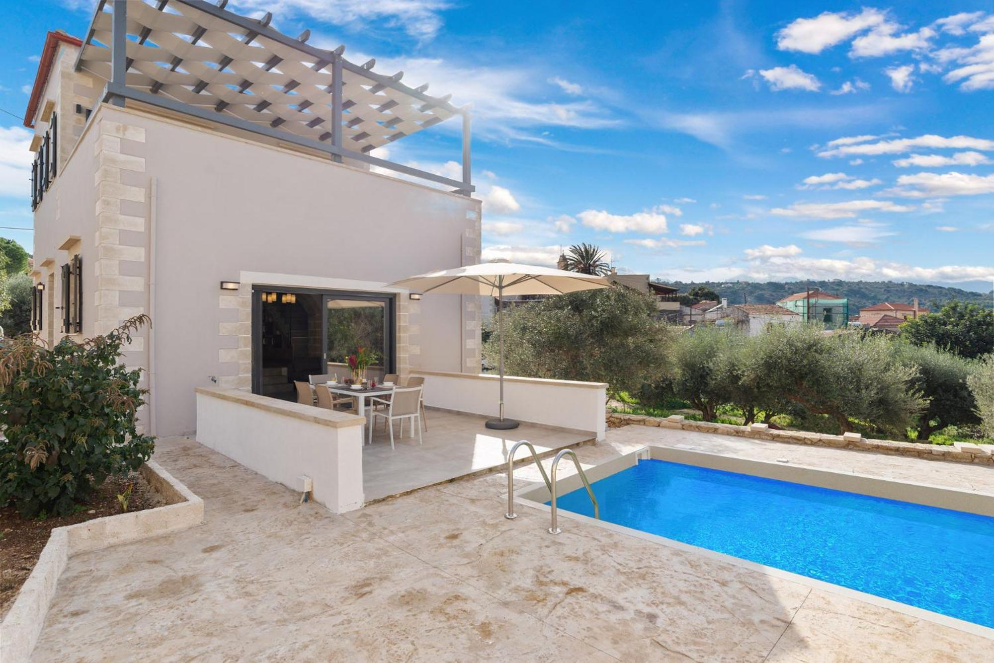 Brand New Villa Volakas By Apokoronas Villas Gavalochori エクステリア 写真