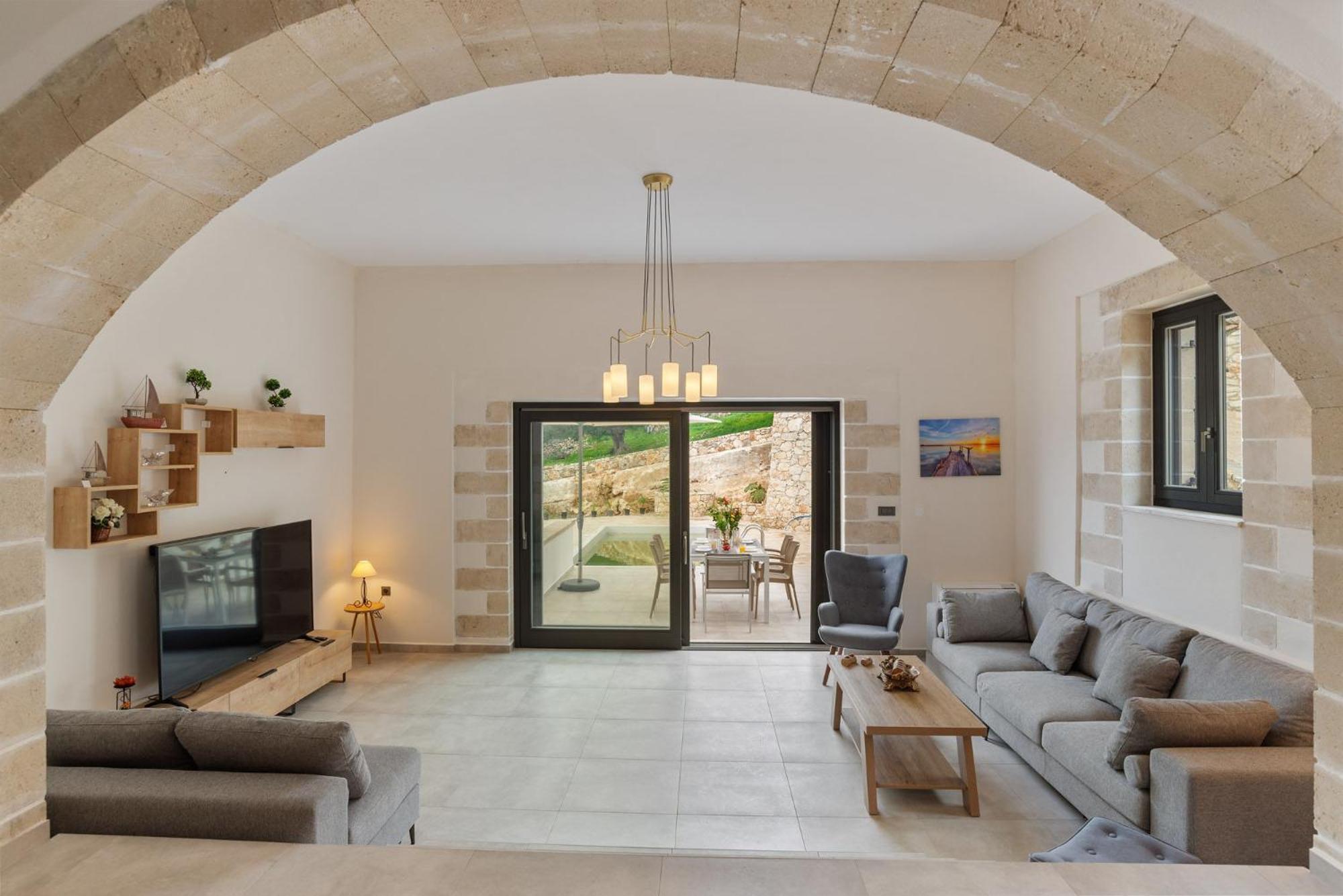 Brand New Villa Volakas By Apokoronas Villas Gavalochori エクステリア 写真