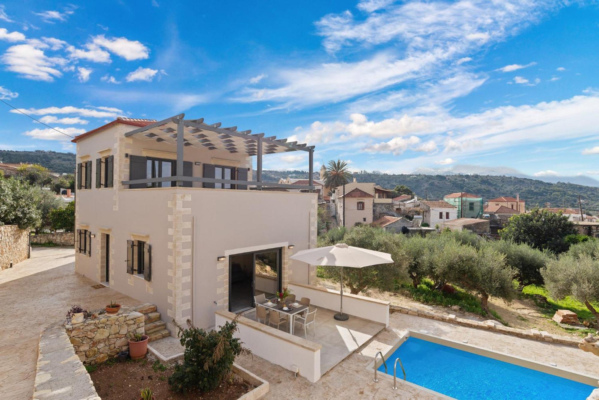 Brand New Villa Volakas By Apokoronas Villas Gavalochori エクステリア 写真